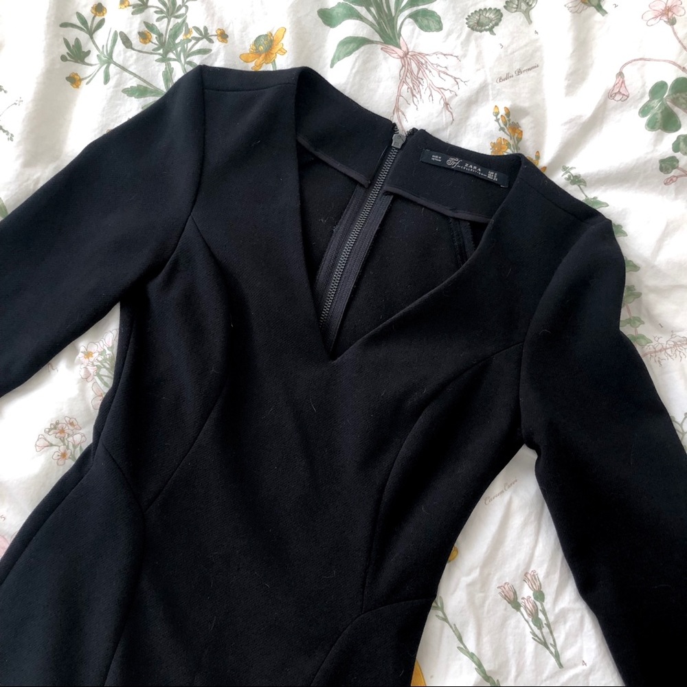 Zara zip back dress size small